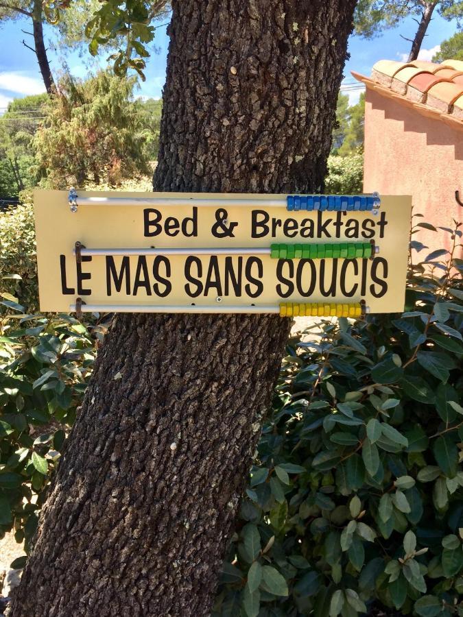 Bed and Breakfast Domaine Le Mas Sans Soucis Fayence Exterior foto